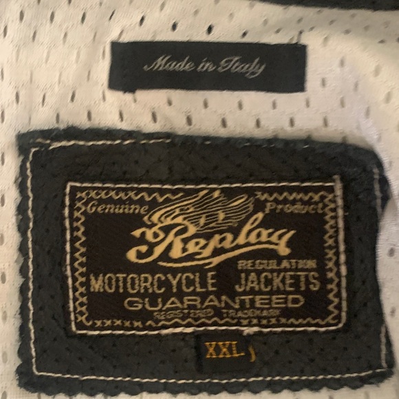 Replay “made in Italy “ motorcycle jacket - Picture 5 of 16